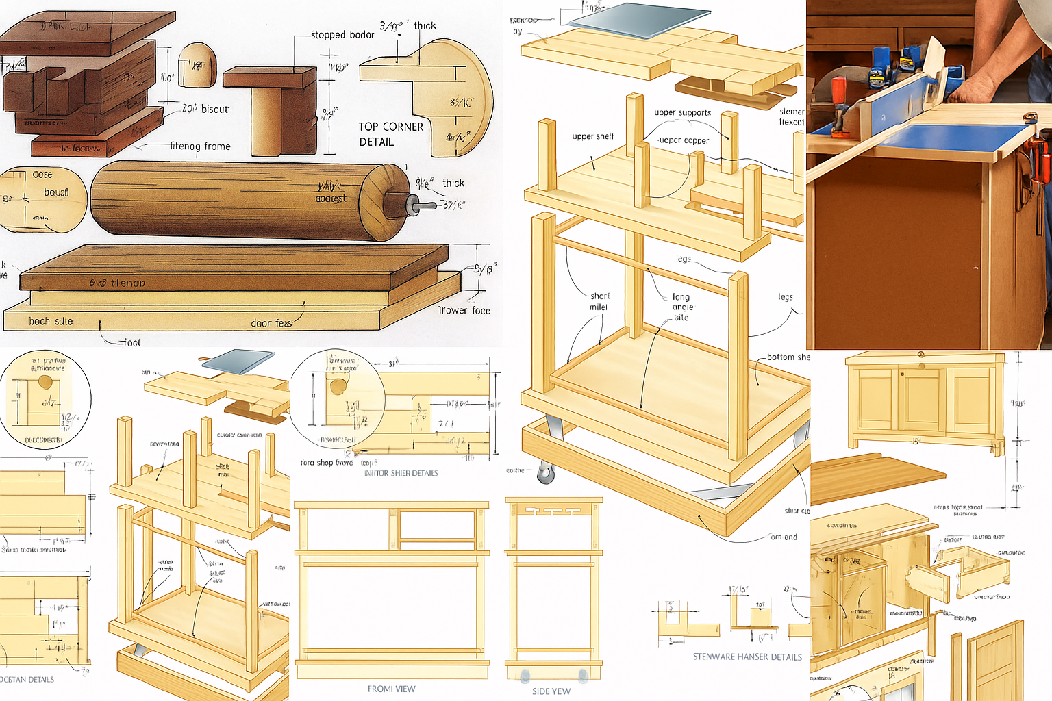 Woodworking plan details