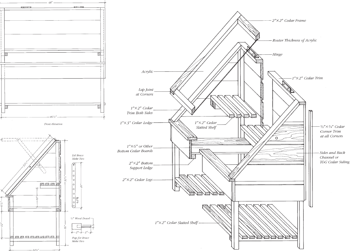 Woodworking plan details